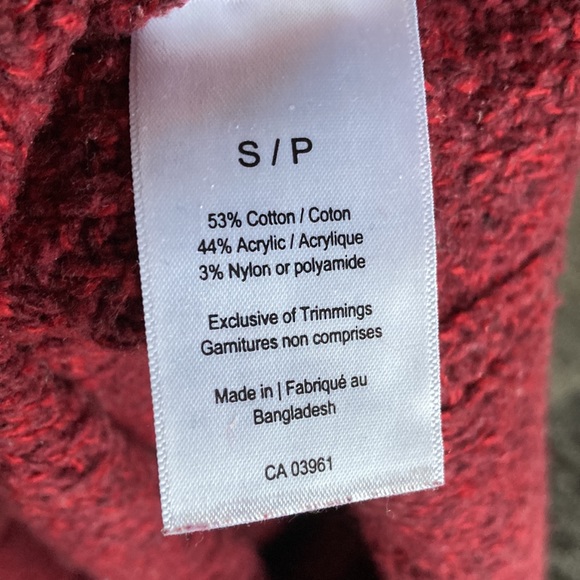 Wind River Cotton Blend Cable-knit Sweater Size S - Picture 5 of 5